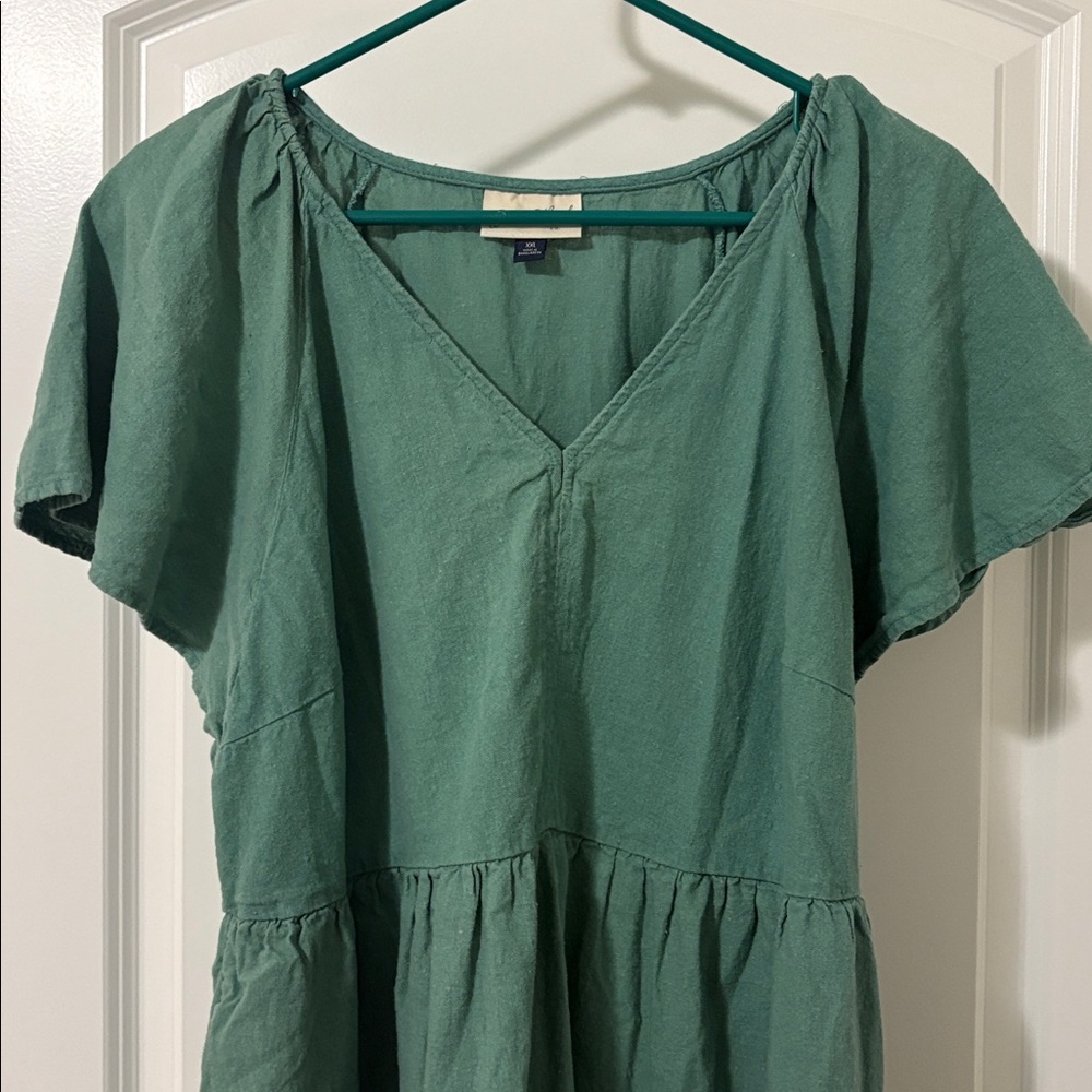 Universal Thread Green Mini Dress - Picture 2 of 7